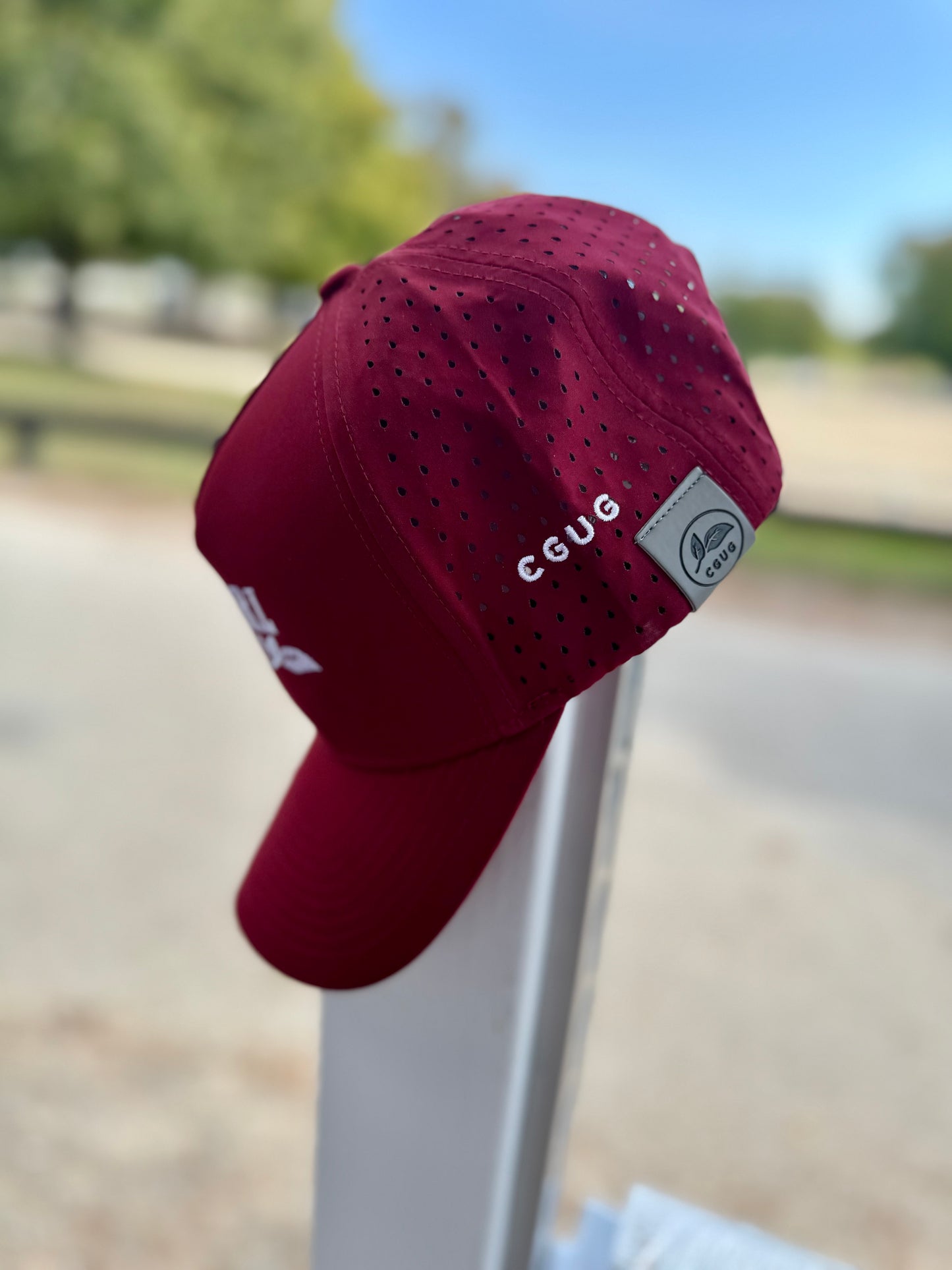 Ruby Perforated Dry-Fit Baseball Cap