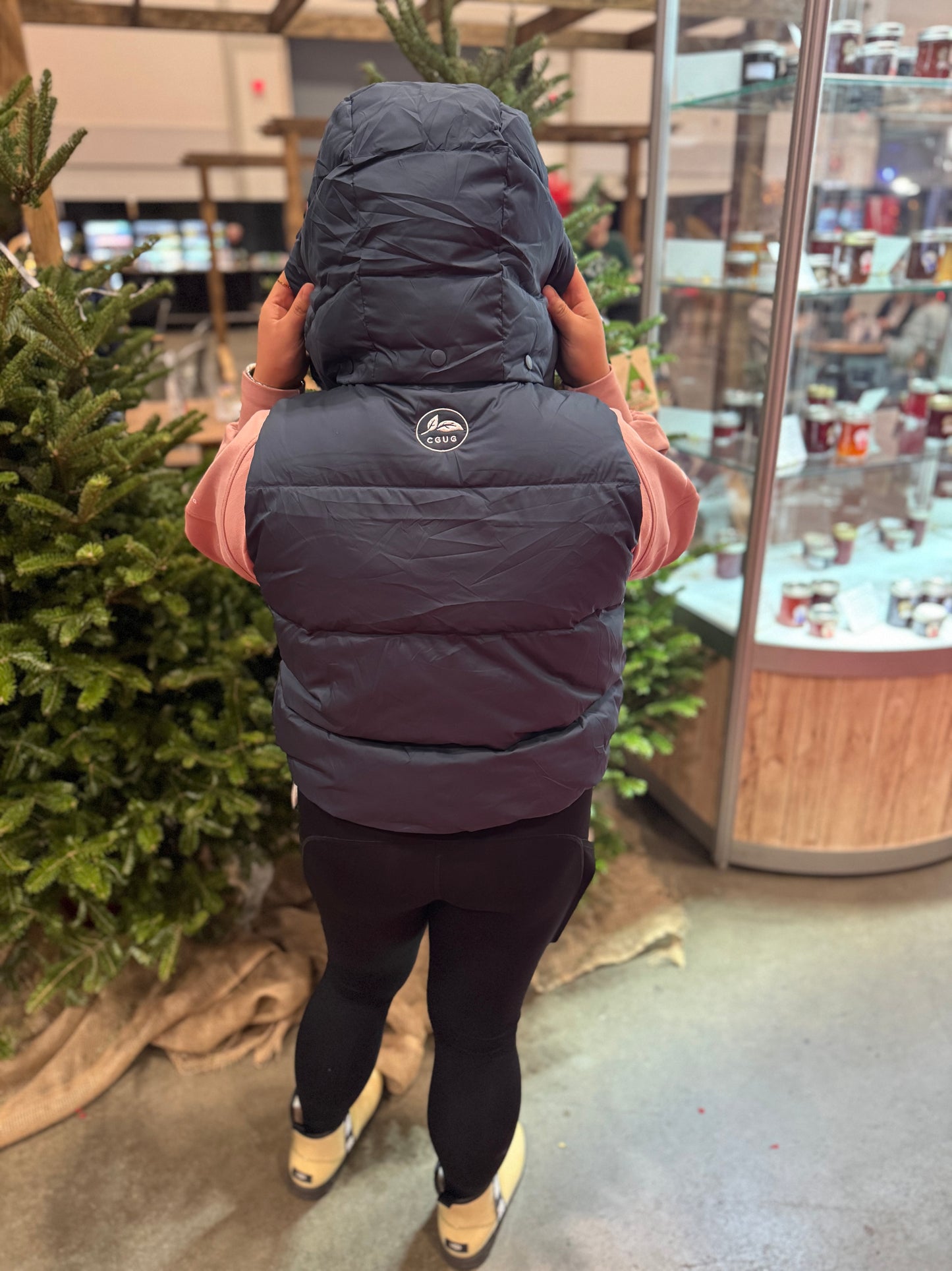 Navy Paddock Puff Down Vest