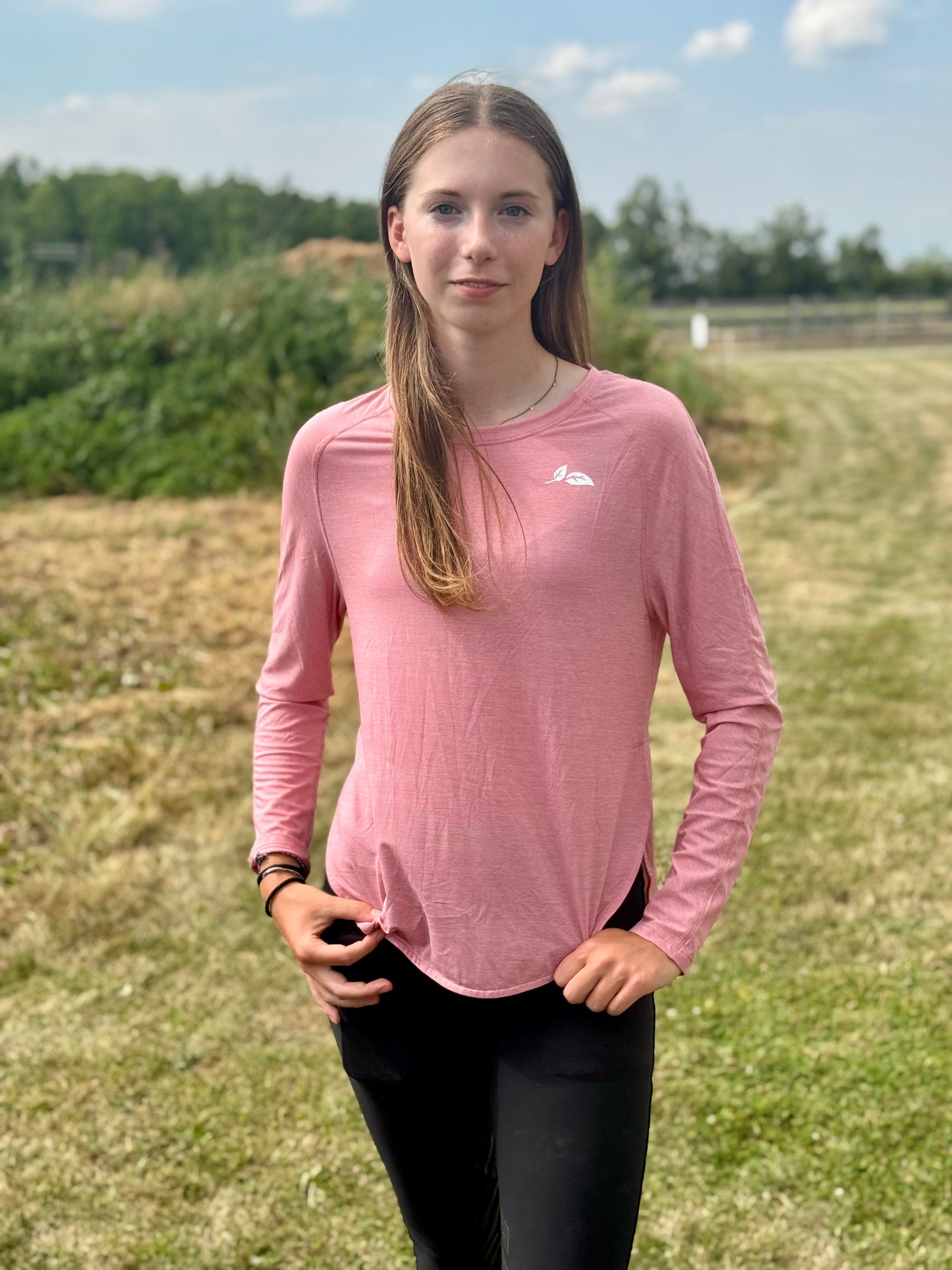 Pink Blush Cascade Long Sleeve
