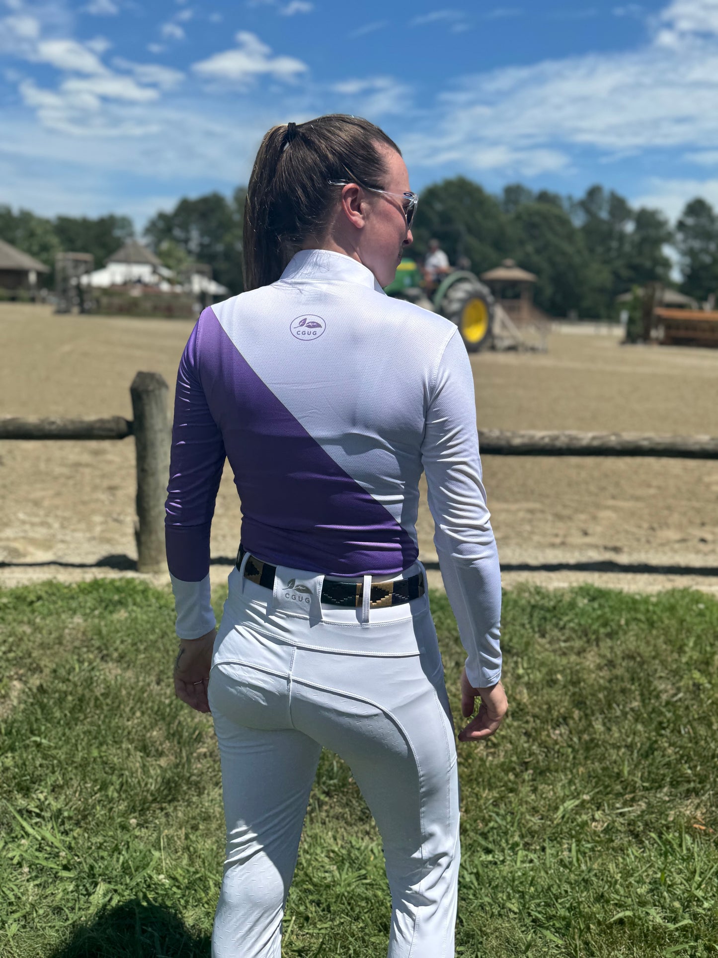 Amherst I-Lilac-It Purple Show n’ Go Micro-Perforated Shirt