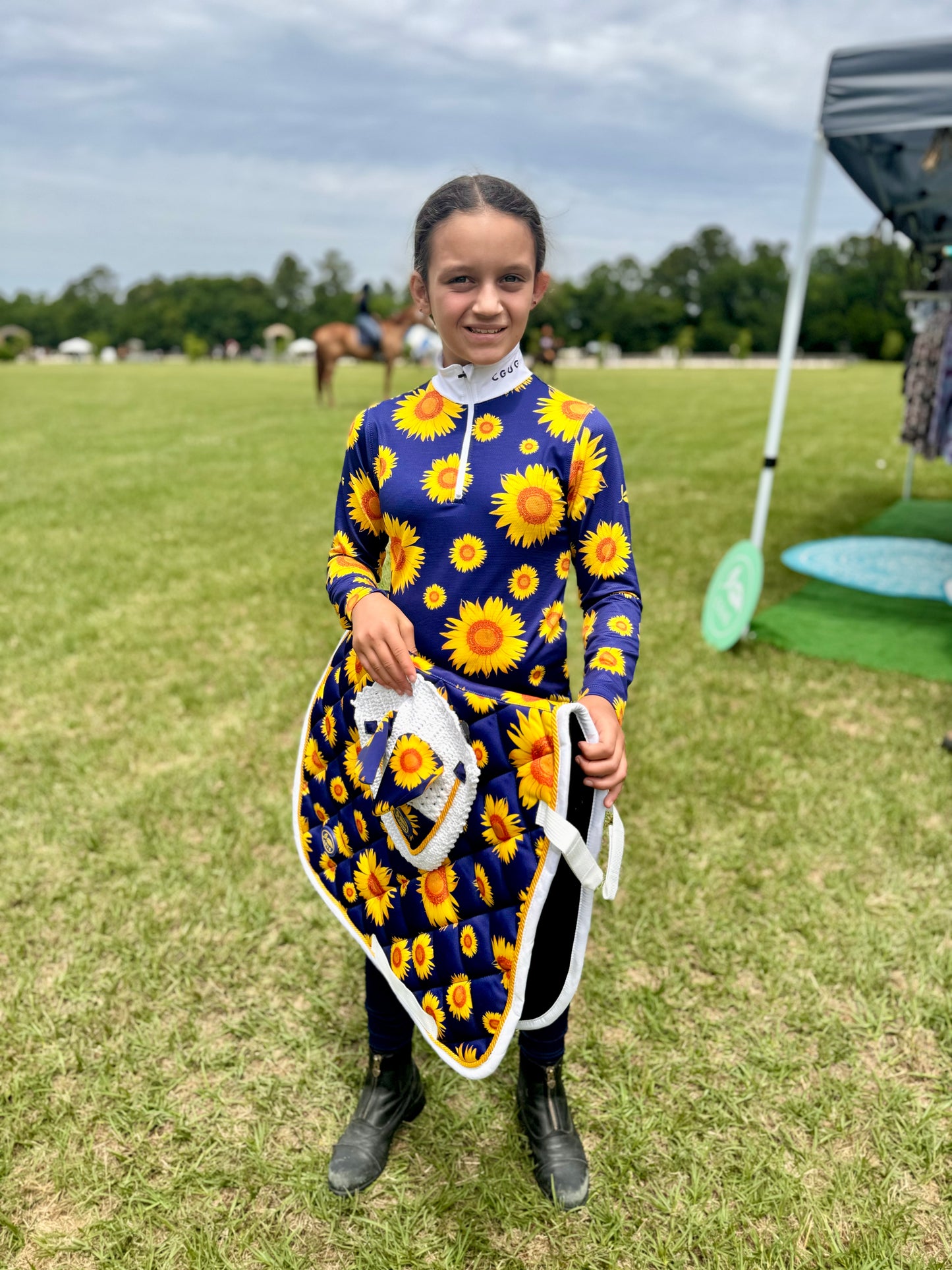 Sunflower Pony Saddle Pad