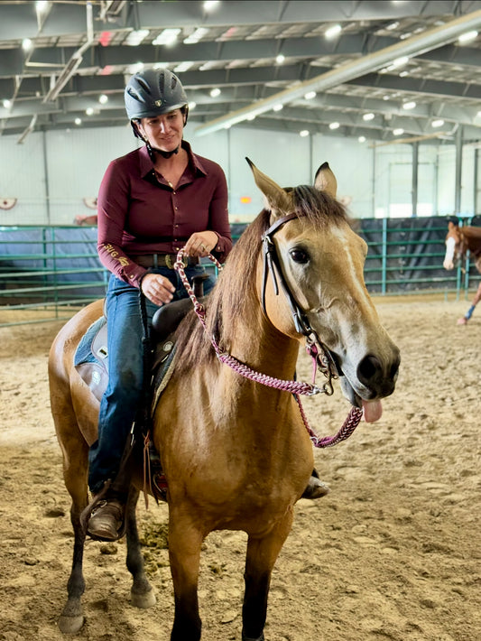 Burgundy Bling Perforated Western Show Shirts