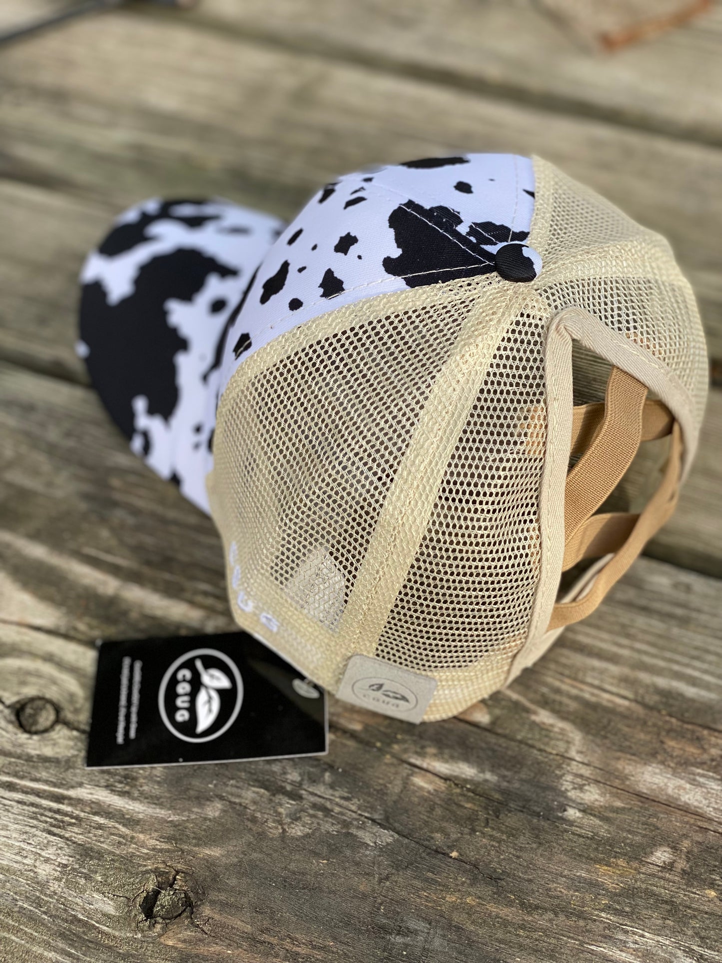 Appaloosa Crisscross Ponytail Ball Cap