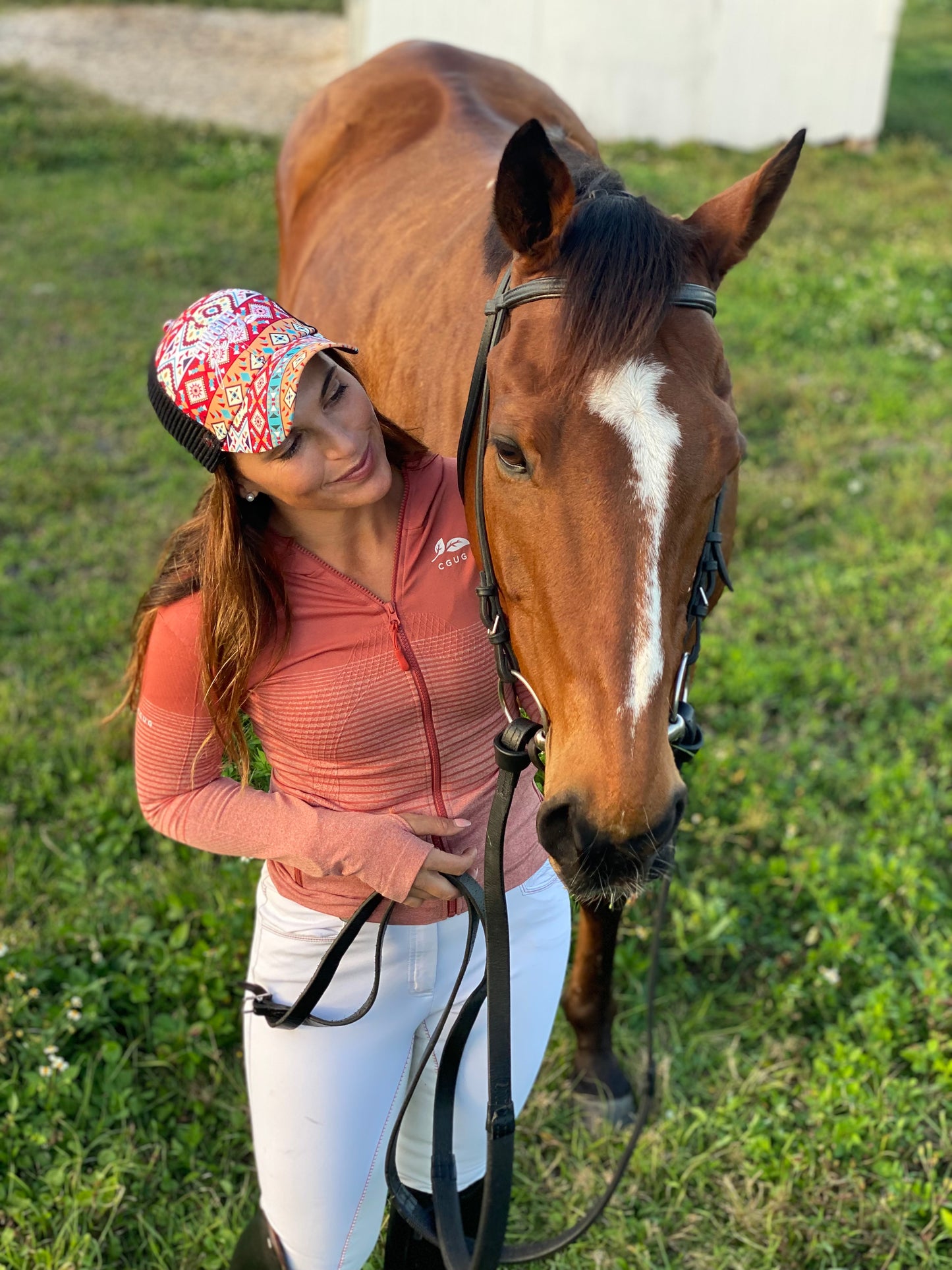 Dream Catcher Crisscross Ponytail Ball Cap