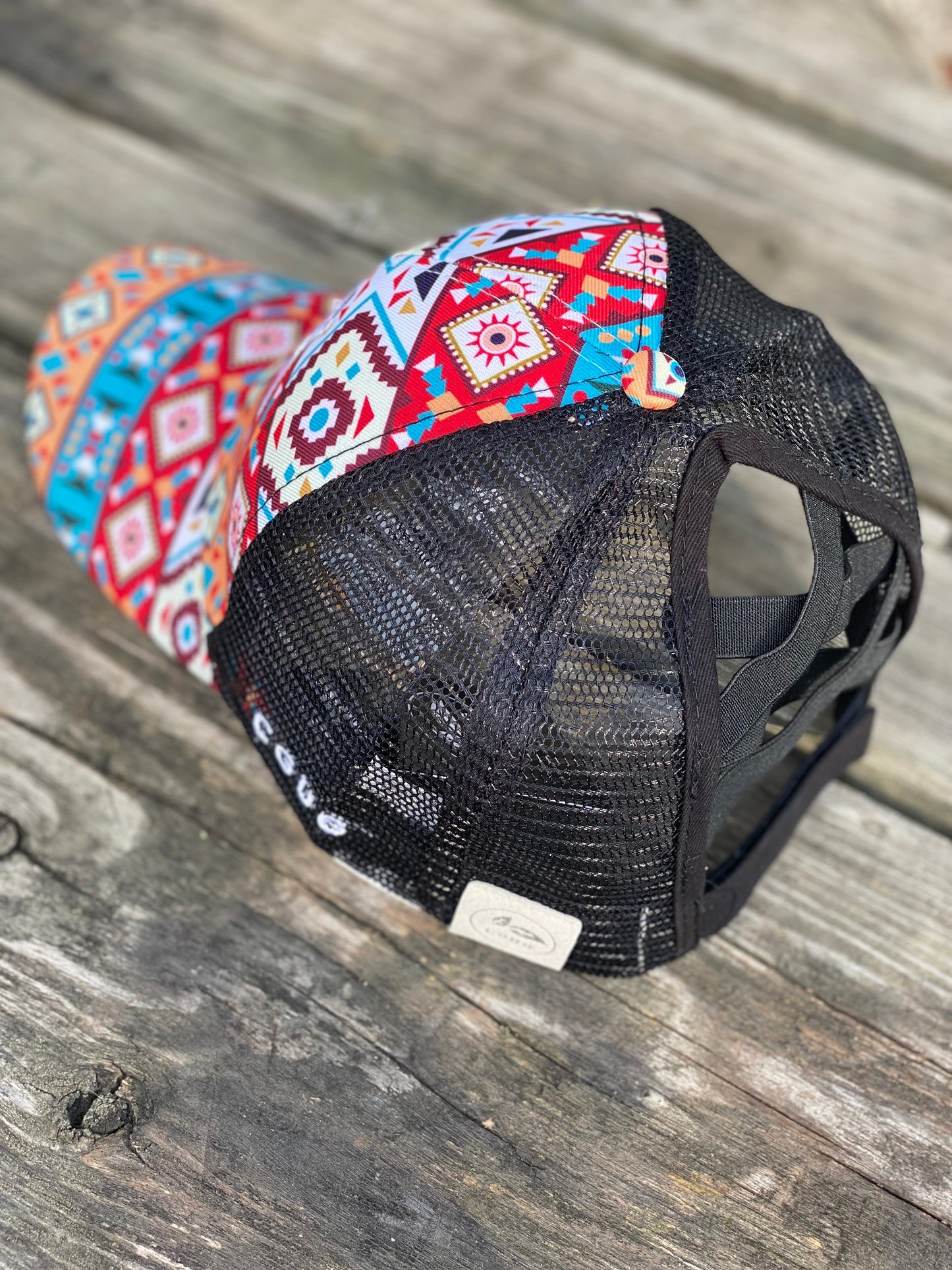 Dream Catcher Crisscross Ponytail Ball Cap