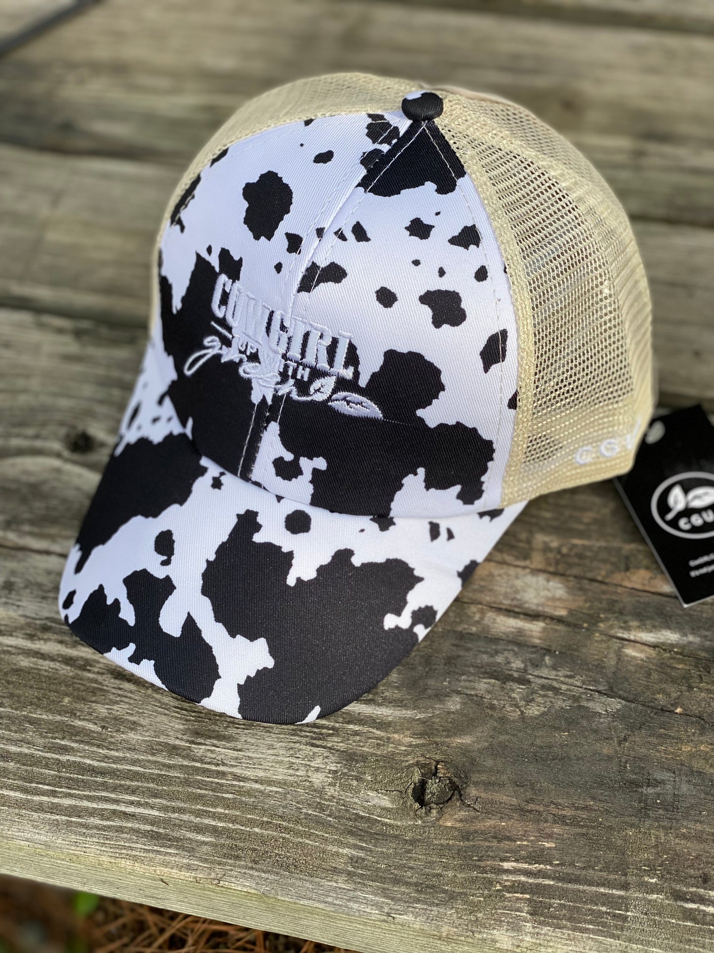 Appaloosa Crisscross Ponytail Ball Cap