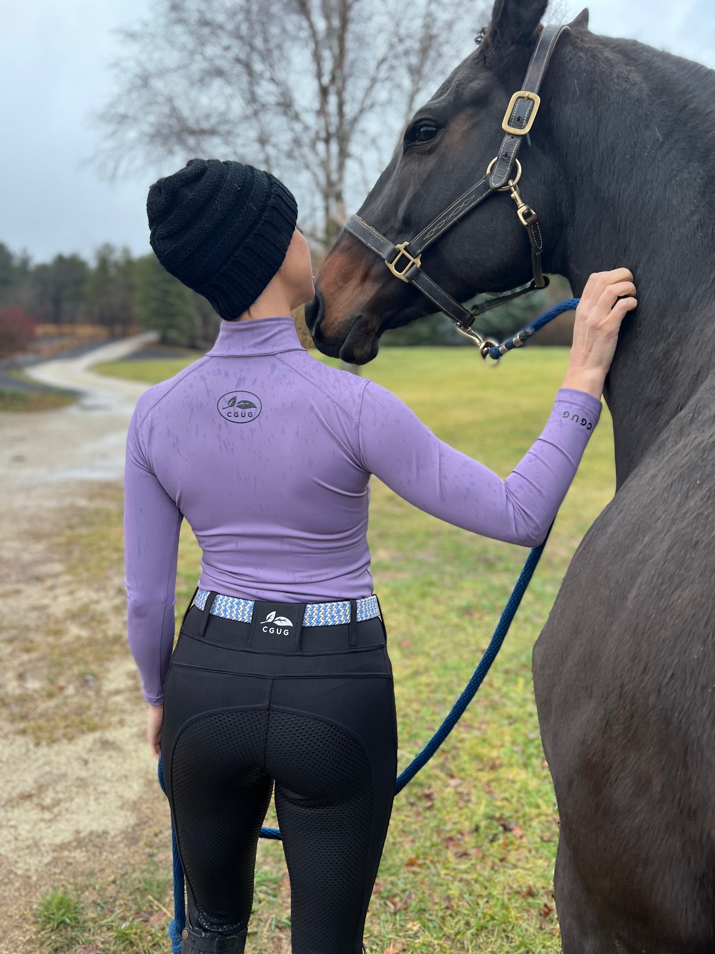 Lilac Quarterline Technical Zip