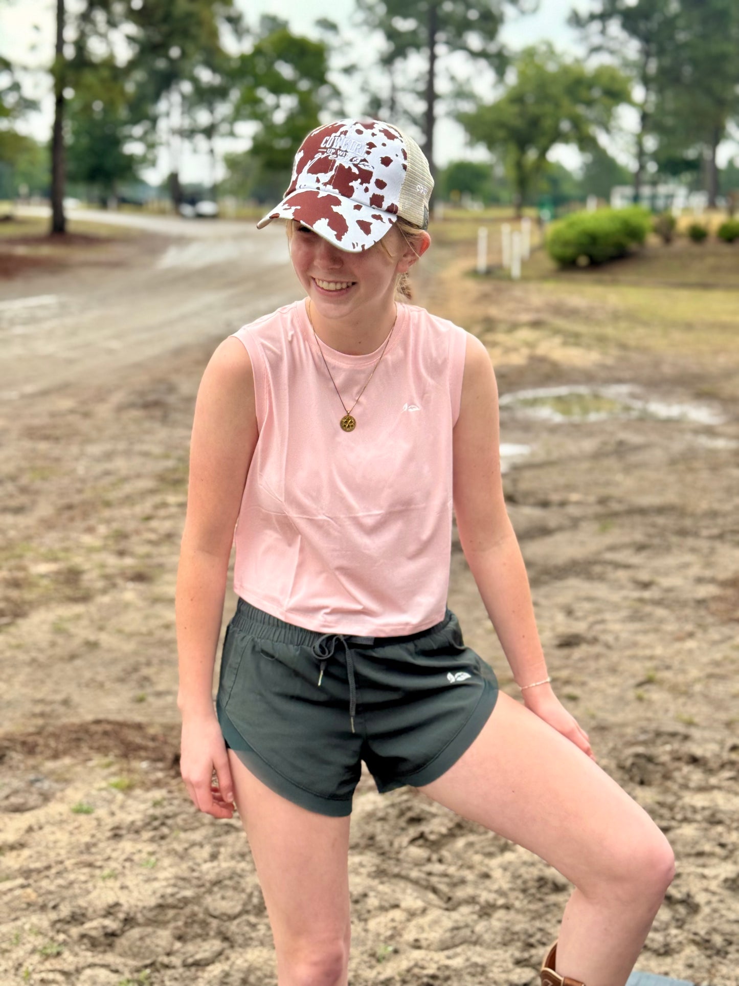 Candy Pink Breezy Tank