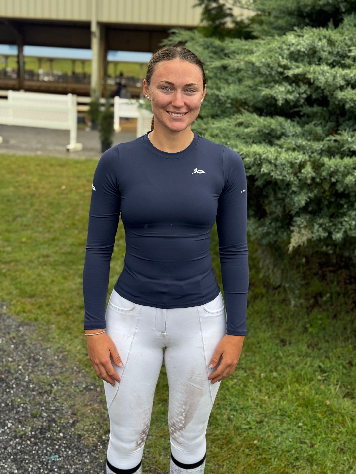 Navy Perfectly Fitted Long Sleeve