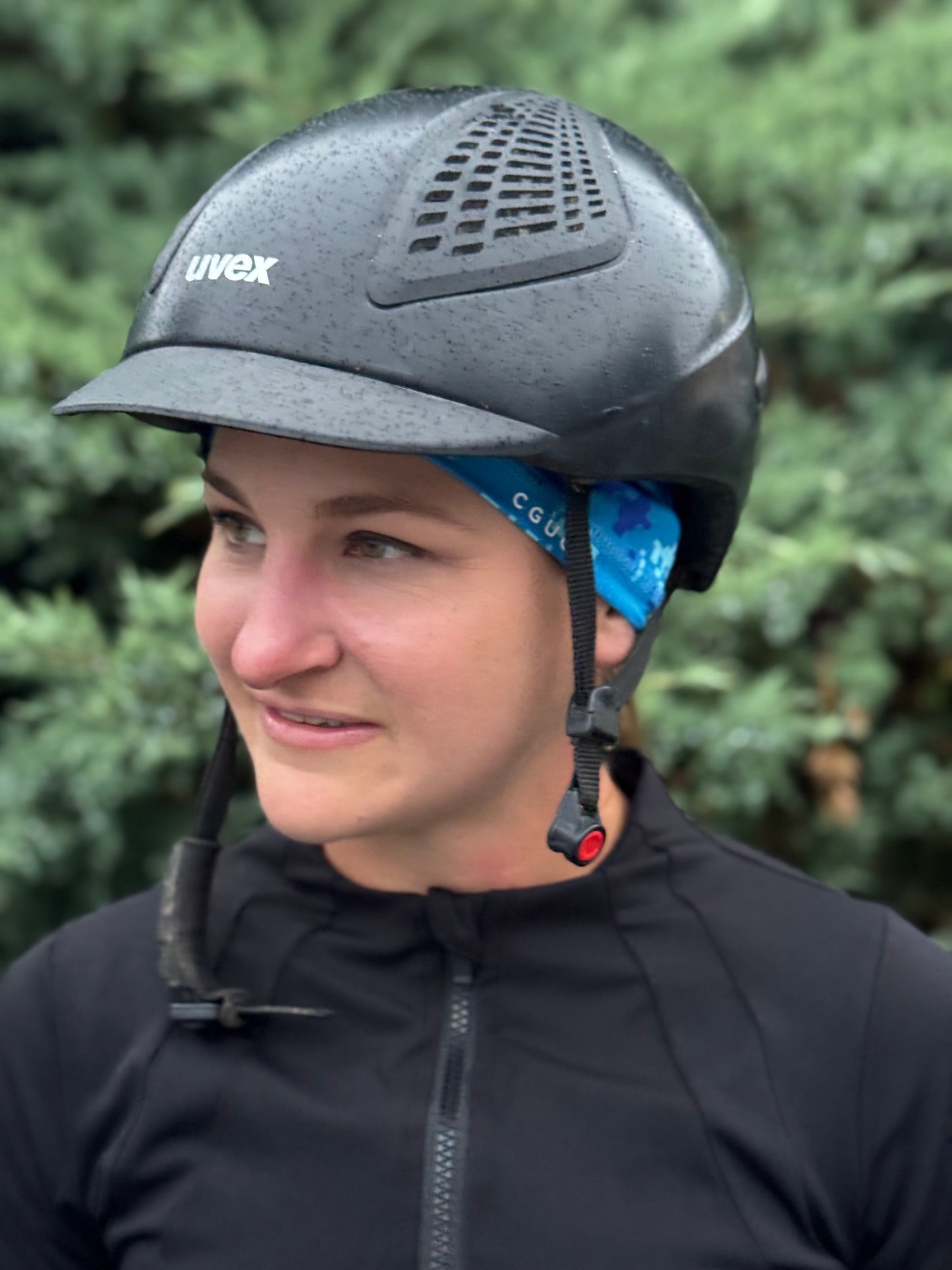 Blue Camo Cooling Helmet Liner