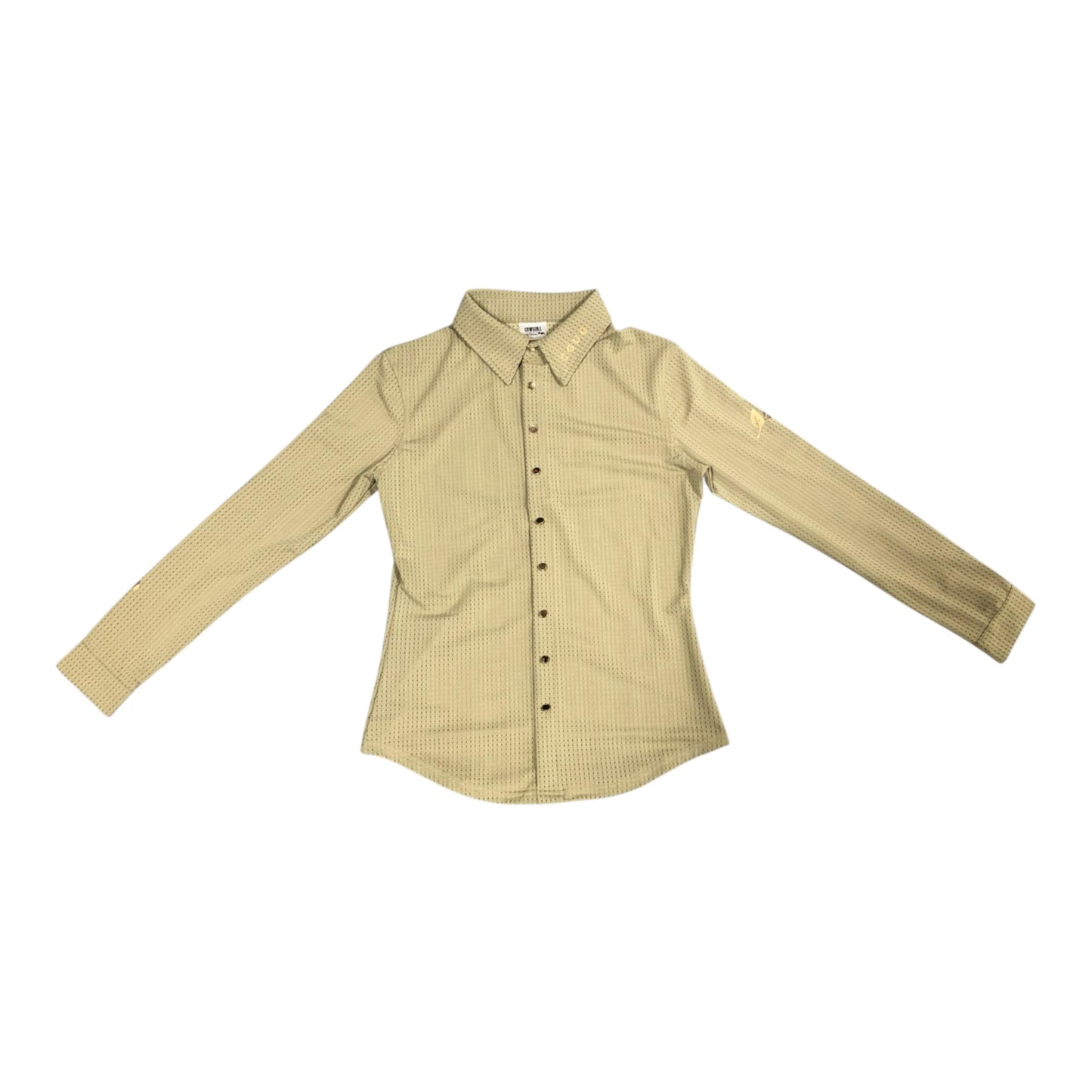 Wasabi Perforated Western Show Shirt
