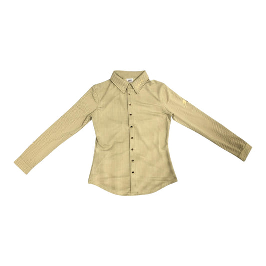 Wasabi Perforated Western Show Shirt