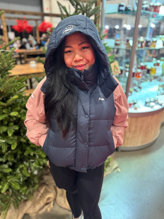 Navy Paddock Puff Down Vest