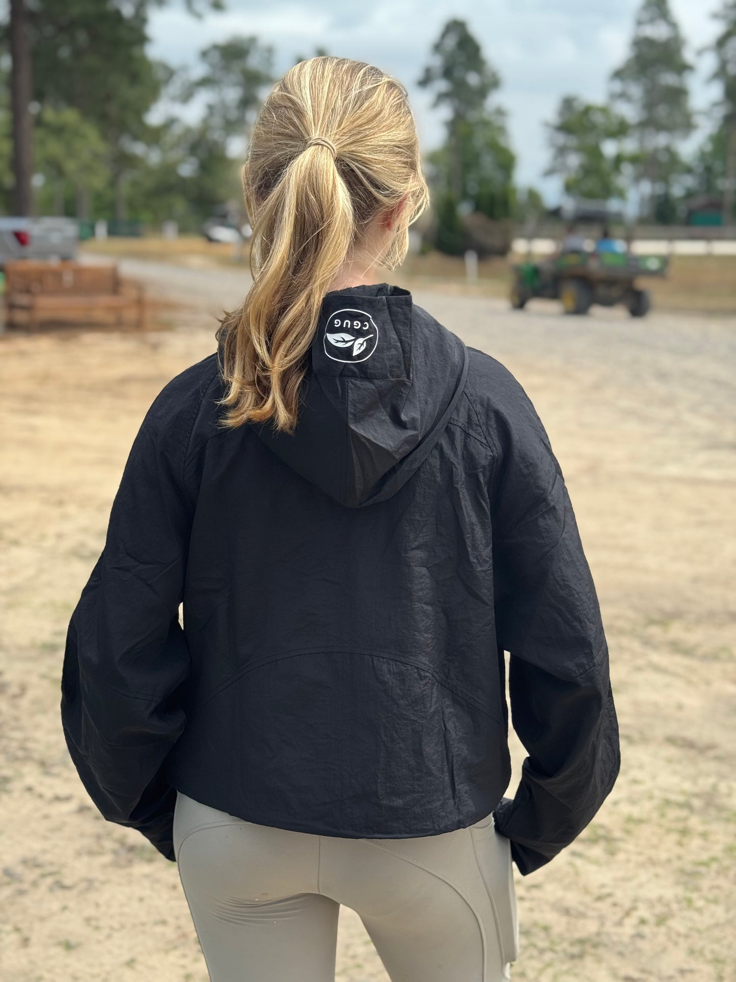 Black Liquorice Candy Rain Jacket (Copy)