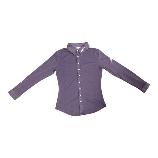 Lightning Lilac Perforated Western Show Shirts