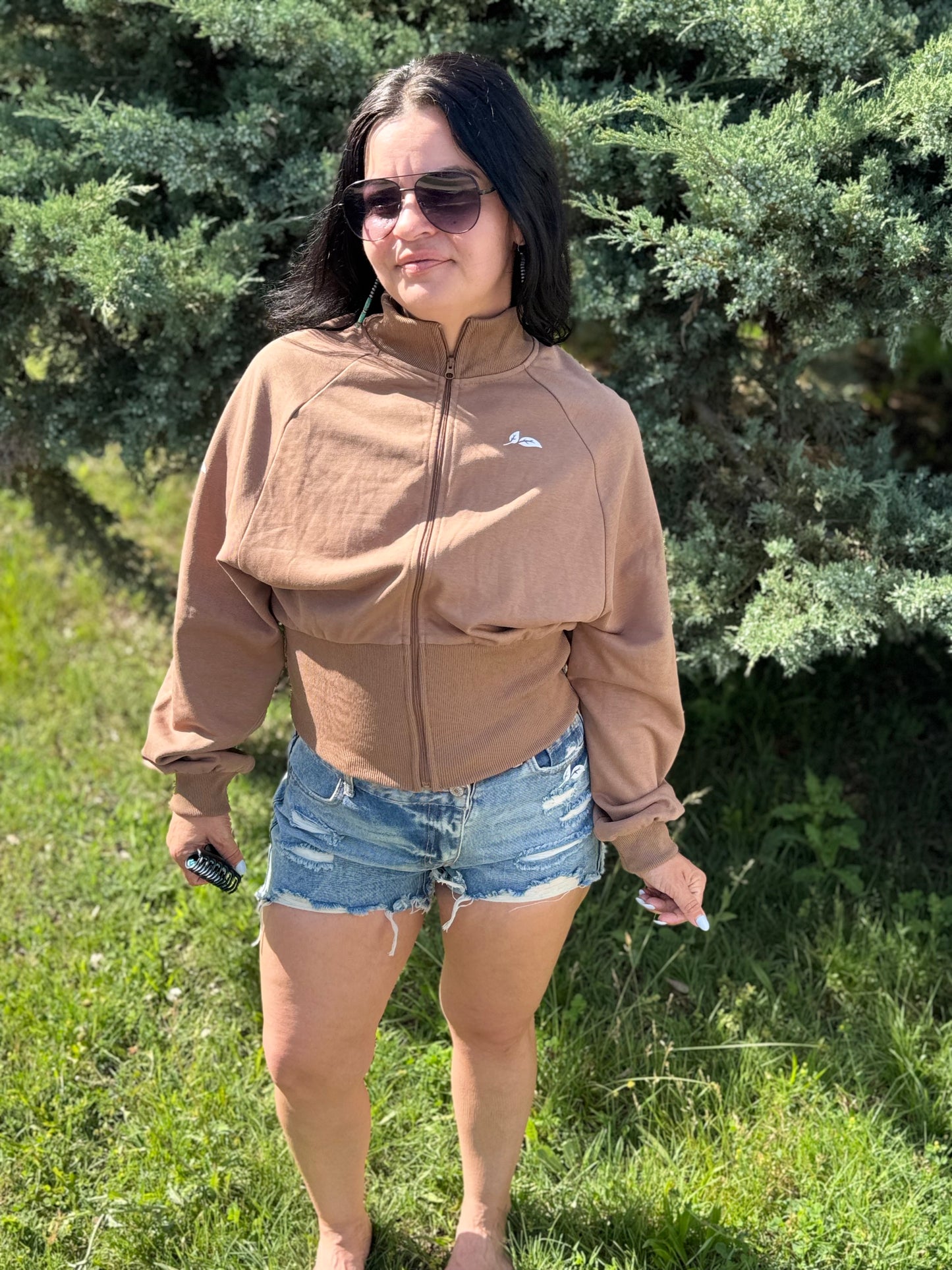 Cappuccino Stable Zip Jacket