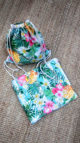 Pineapple Towel Beach Bag