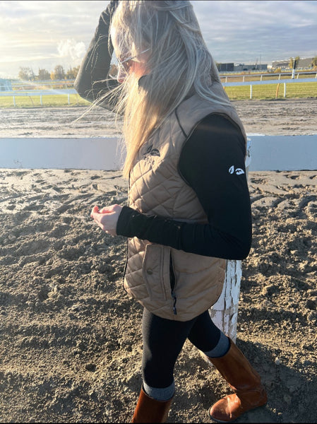 Izzy’s Au Naturel Diamond Quilted Vest