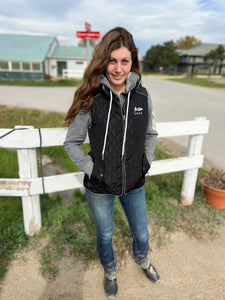 Izzy’s Black Diamond Quilted Vest