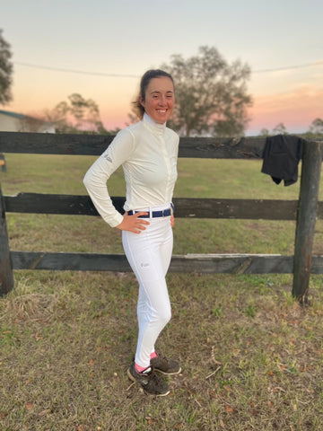 Salty White Riding Tights/Breeches