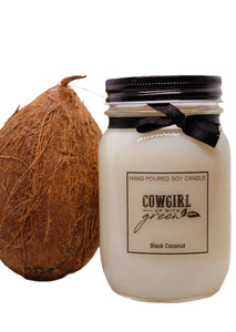 Black Coconut Soy Candle